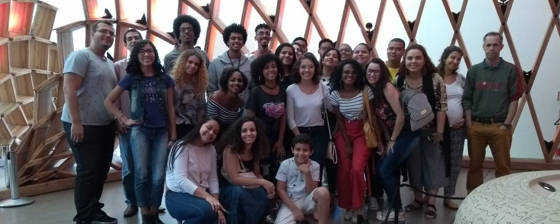 Foto da turma em visita