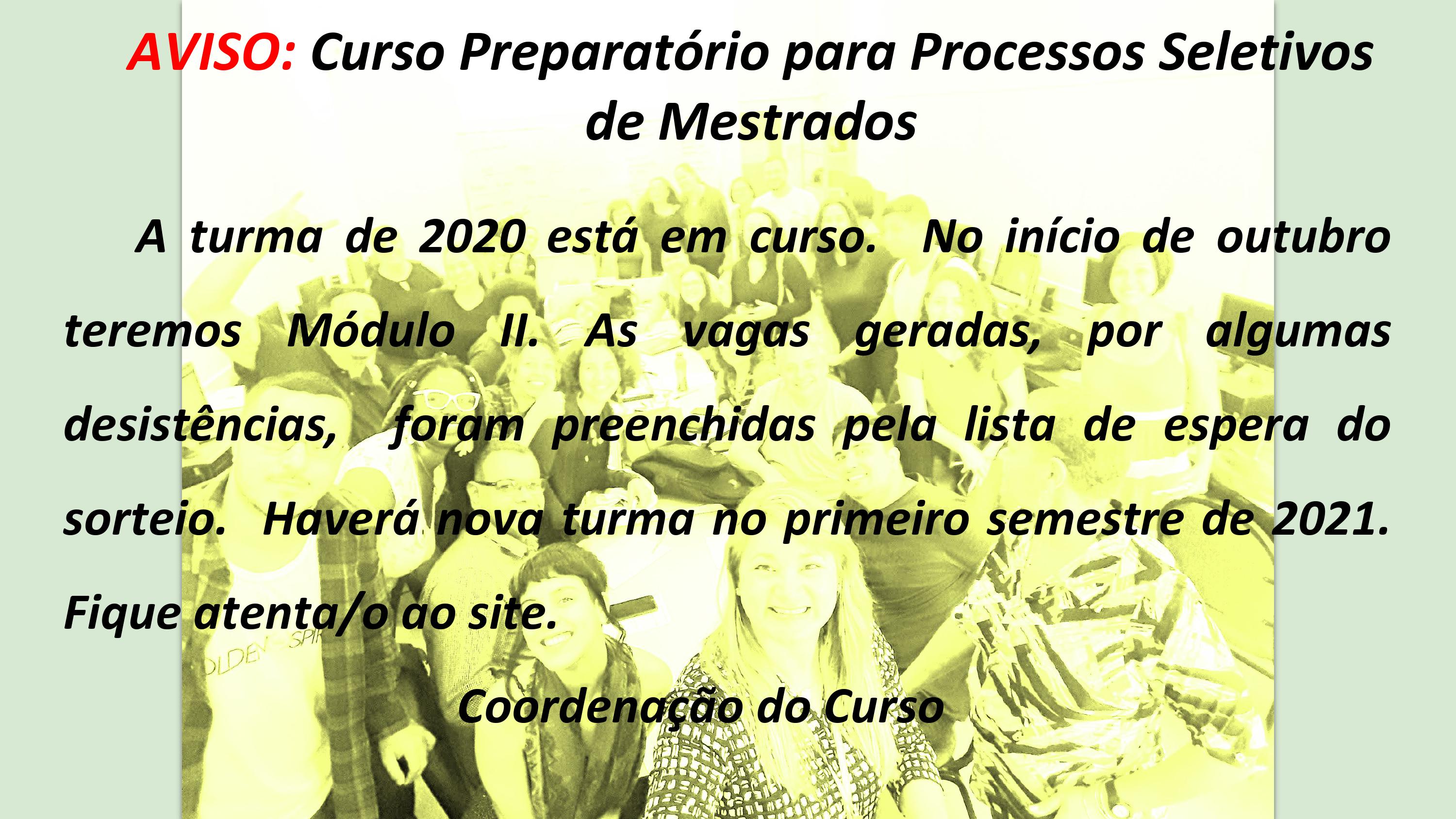 divulgacao preparatorio mestrado 2021